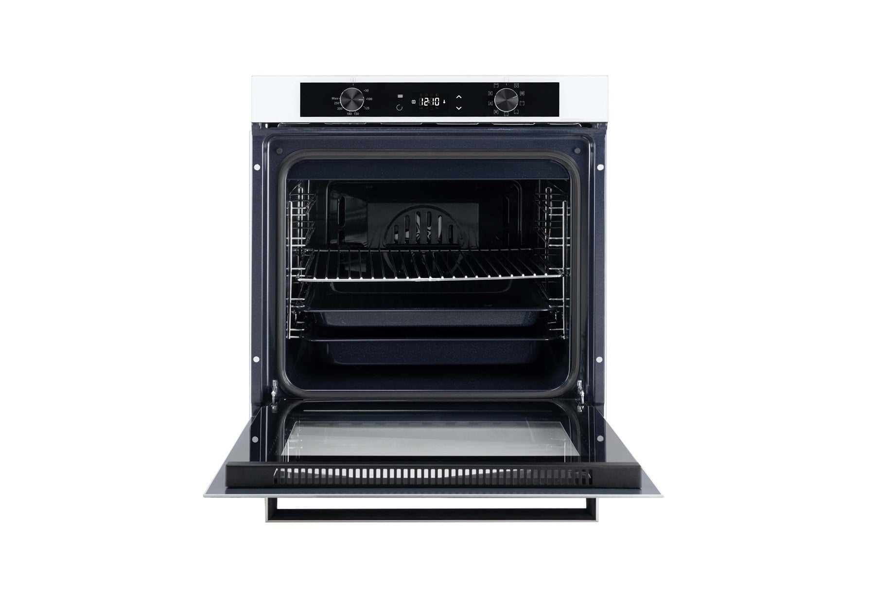 Luxell Ankastre Fırın Beyaz Cam 88 LT 9+1 Fonksiyon Dijital – A68-SGF3