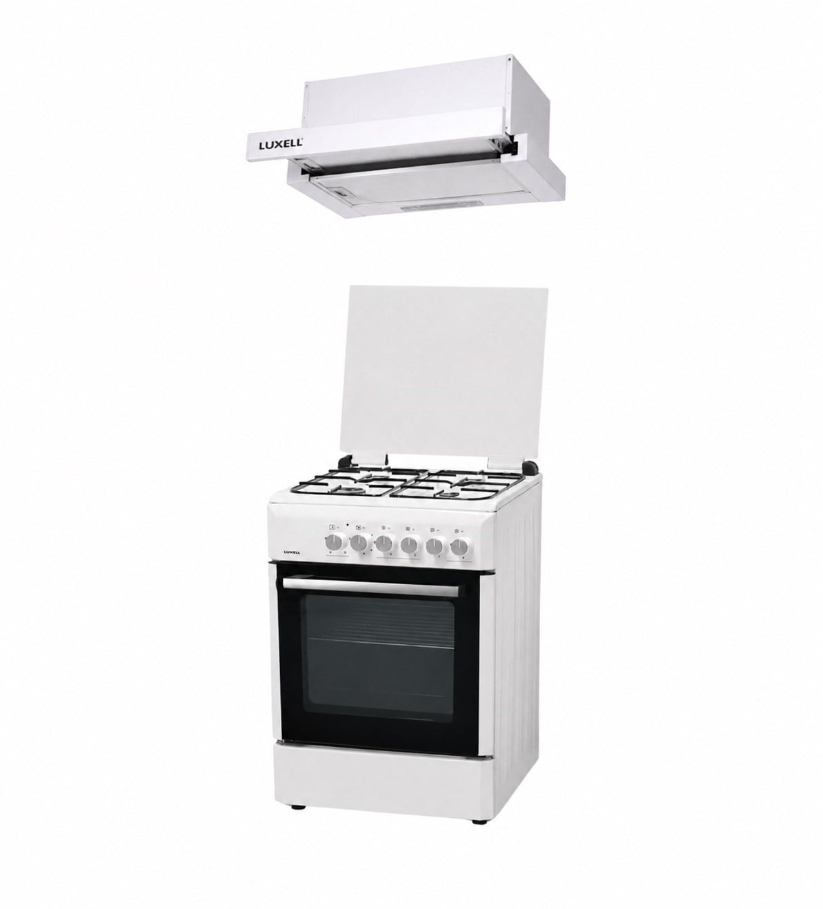 LUXELL BEYAZ SOLO SET LPG (ATLANTİS TAMBOY FIRIN - OPALL ASPİRATÖR)