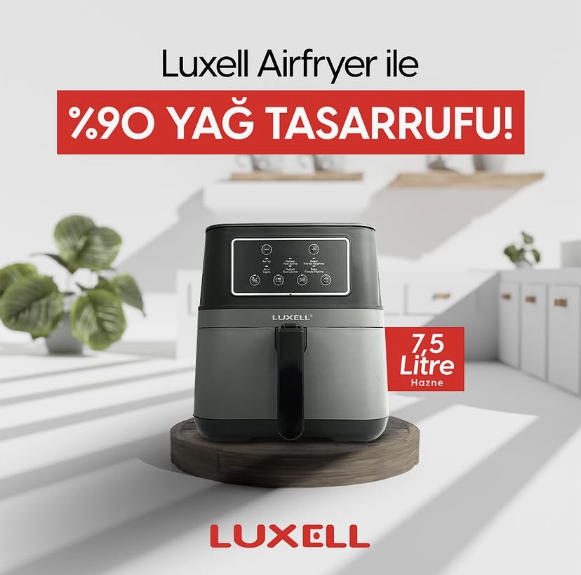 Luxell Dijital Hava Fritözü Air Fryer – LXAF-01