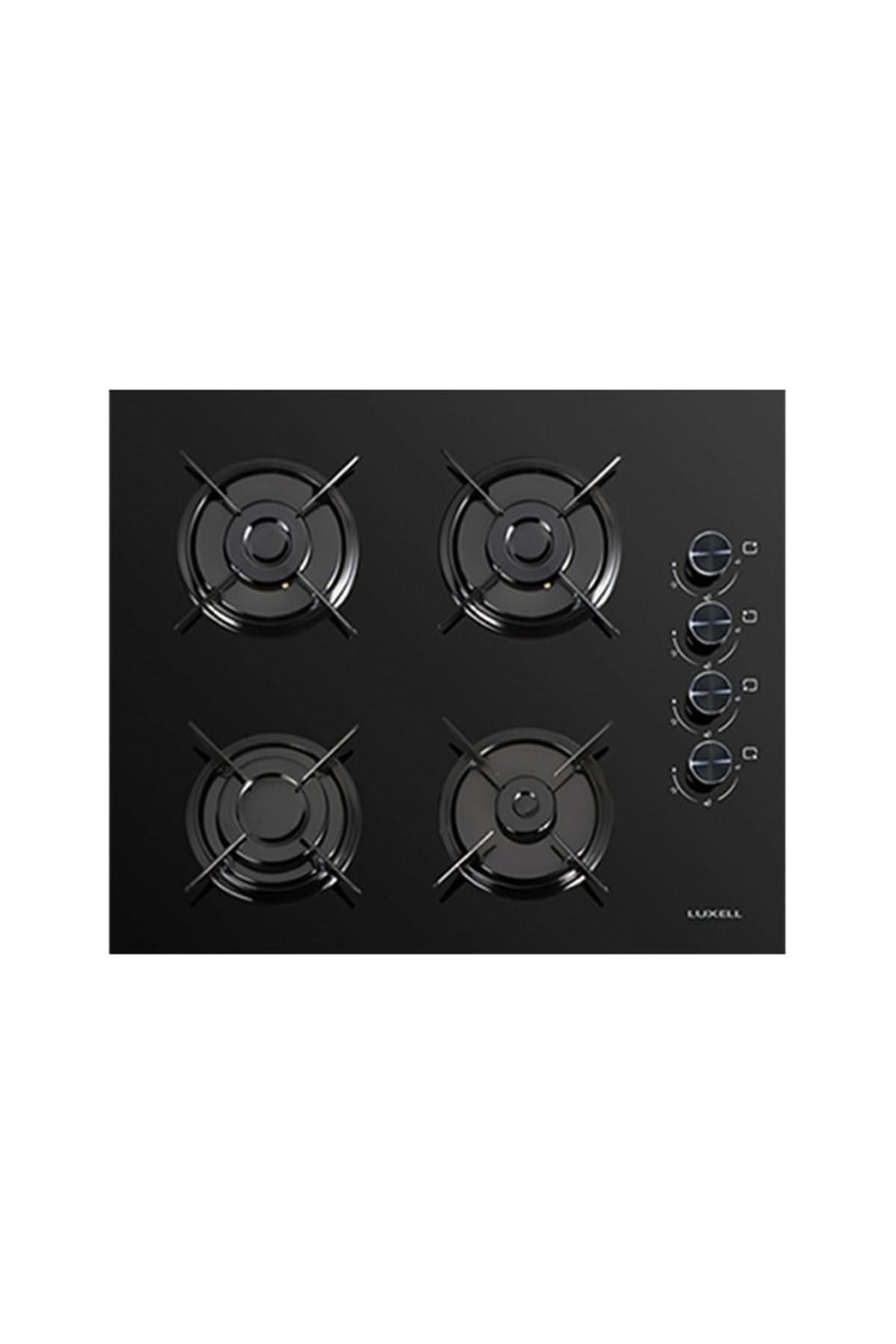 LUXELL MASTER SİYAH CAM ANKASTRE SET 