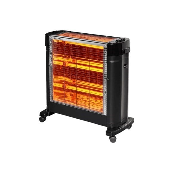 Luxell Quartz Şömine  Elektrikli Soba Siyah  – KS-2861