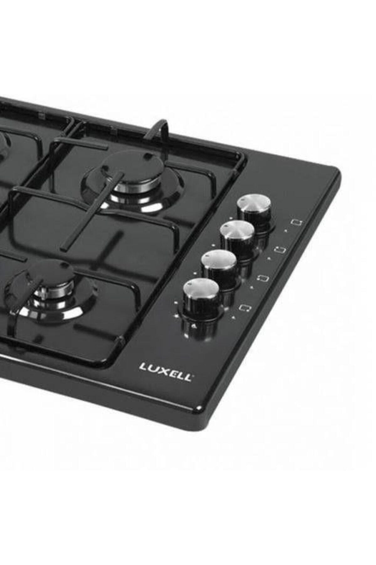Luxell Set Üstü Gazlı Ocak Siyah 4 Gözlü – LX-420F