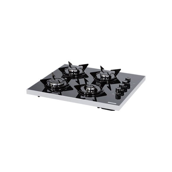 Luxell Set Üstü LPG Gazlı Ocak Siyah Cam Oval  – LX-40TSHDF