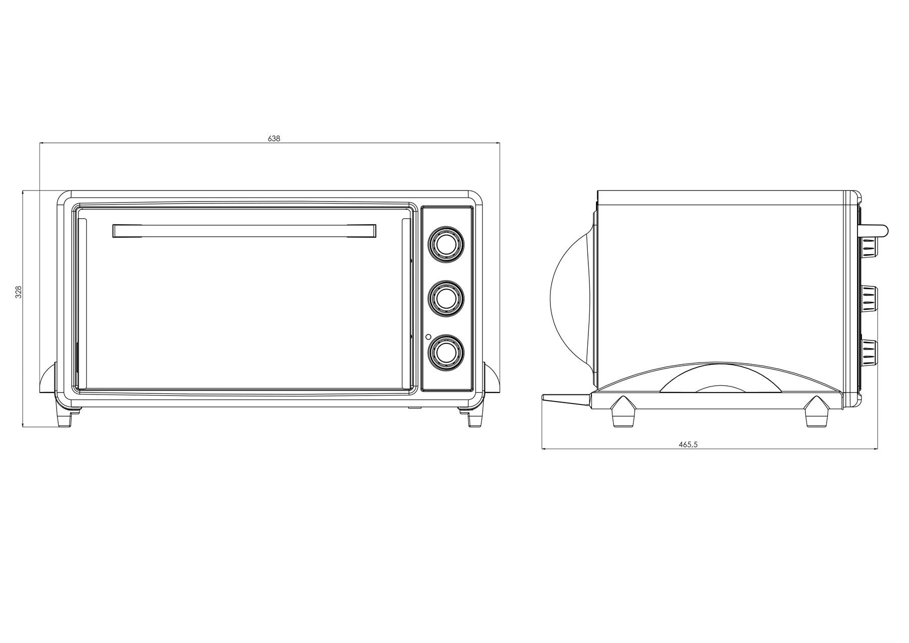 Luxell Usta Börekçi 40 Litre Mini Fırın LX-3675