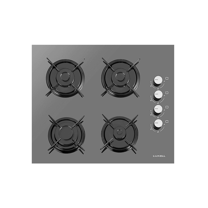 Luxell Opall Gri Cam Ankastre Set