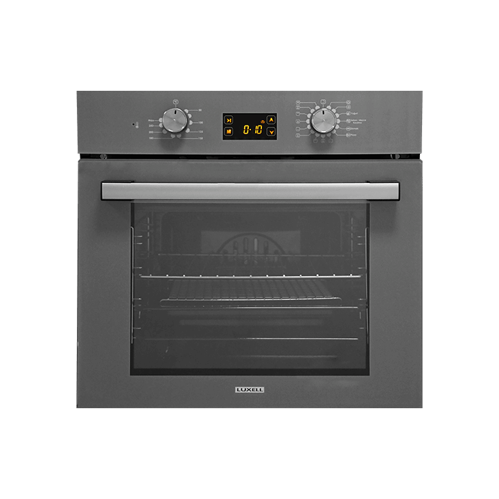 Luxell Opall Gri Cam Ankastre Set