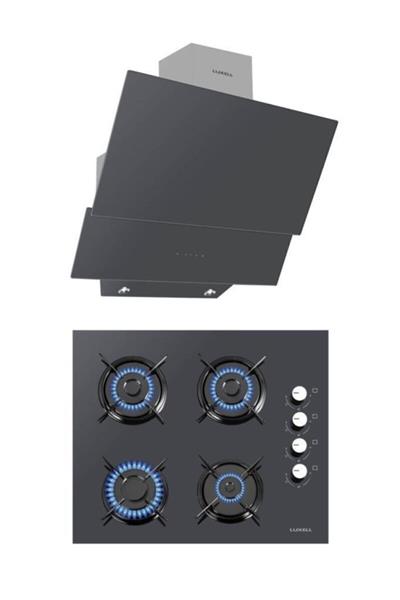 Ankastre Set (lx-40 Tahdf Antrasit Ocak- Da6-835 Antrasit Davlumbaz) 2li