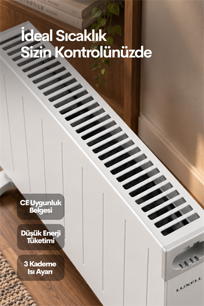 HC-2947  E-T  KONVEKTÖR KÖŞELİ BEYAZ.LUXELL.