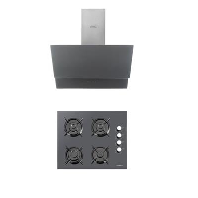 LUXELL 2 Lİ GRİ CAM SET (DAVLUMBAZ-OCAK)