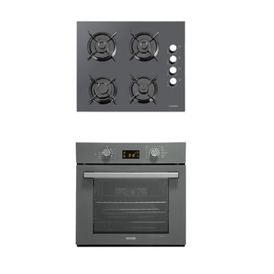 LUXELL 2 Lİ GRİ CAM SET (OCAK-FIRIN)