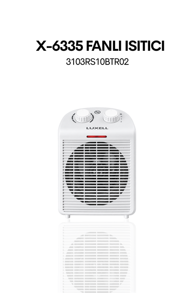 Luxell 2000W Termostatlı Fanlı Elektrikli Isıtıcı Yeni Model – KS-6335T