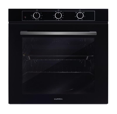 Luxell 2li Siyah Cam Ankastre Set (Ocak - Optimum Fırın)