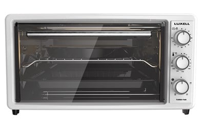 Luxell 40 Litre Turbo Mini Fırın Beyaz – LX-3525