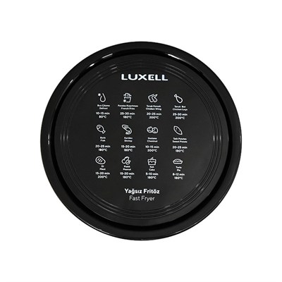 Luxell 5,5 Litre Fast Fryer Air Fryer Siyah – LX-FC5130
