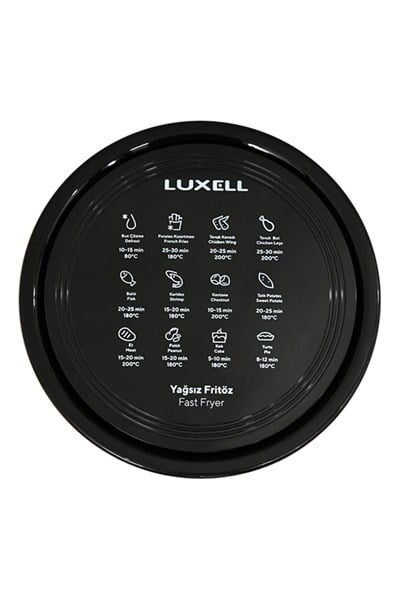Luxell 5,5 Litre Fast Fryer  Gold Siyah – LX-FC5927