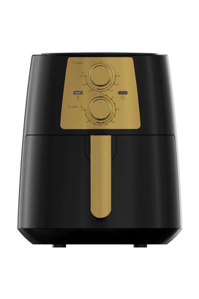 Luxell 5,5 Lt Fastfryer (Gold-Black) (LX-FC5927)
