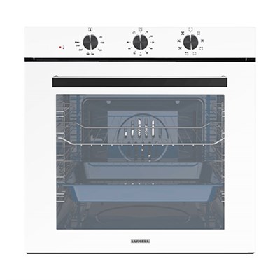 Luxell 88 Litre Süper Kristal Beyaz Cam Ankastre Set