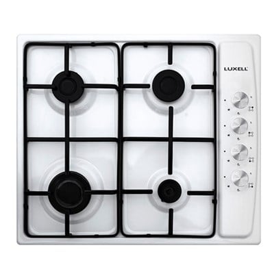 Luxell Ankastre Doğalgaz Ocak Beyaz Wok Gözlü – LX-410BF