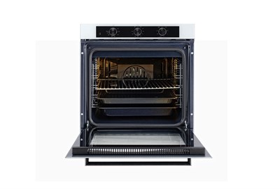Luxell Ankastre Fırın Beyaz Cam 88 LT 8+1 Fonksiyon 3 Düğme – A68-SF3