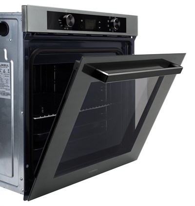 Luxell Ankastre Fırın Gri Cam 88 Lt 9+1 Fonksiyon Dijital – A68-SGF3