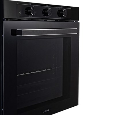 Luxell Ankastre Fırın Siyah Cam 88 Lt 8+1 Fonksiyon 3 Düğme – A68-SF3