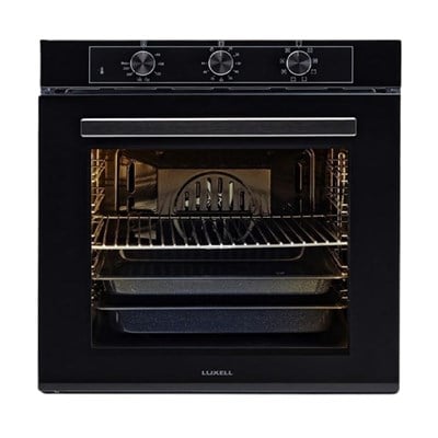 Luxell Ankastre Fırın Siyah Cam 88 Lt 8+1 Fonksiyon 3 Düğme – A68-SF3
