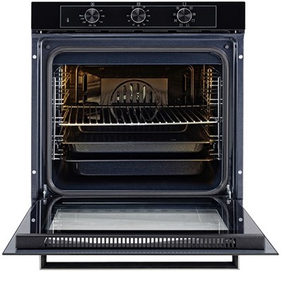 Luxell Ankastre Fırın Siyah Cam 88 Lt 8+1 Fonksiyon 3 Düğme – A68-SF3