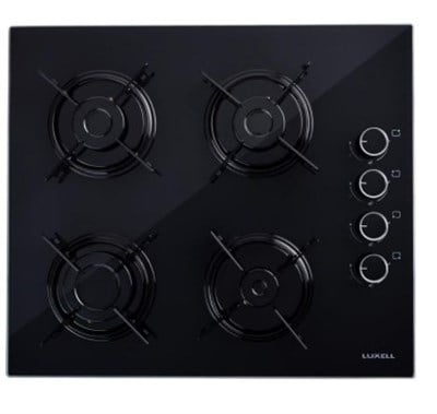 LUXELL ANKASTRE GAZLI OCAK SİYAH - LX40TAHDF FAST DÜĞME