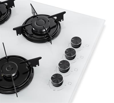 Luxell Beyaz Cam Ankastre Ocak (OC88) 