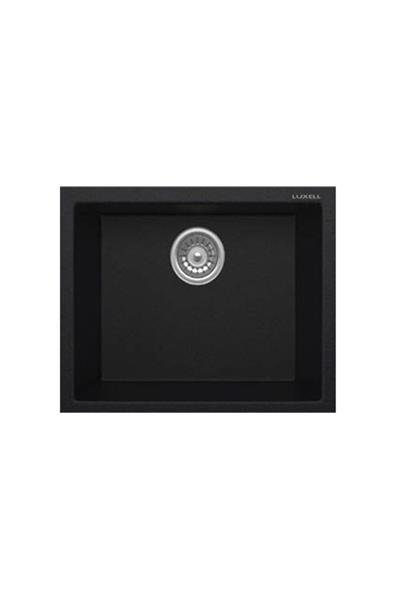 Luxell Eva Siyah Tek Göz Granit Eviye (Lx-520)