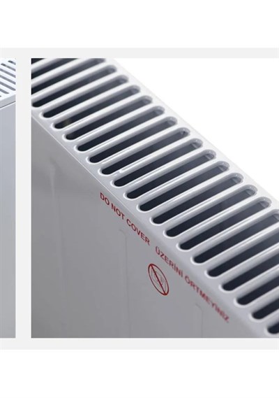 Luxell Köşeli Konvektör Elektrikli Isıtıcı Beyaz Termostatlı – HC-2947