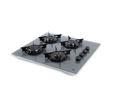 LUXELL METALİK GRİ CAM ANKASTRE OCAK OC-88