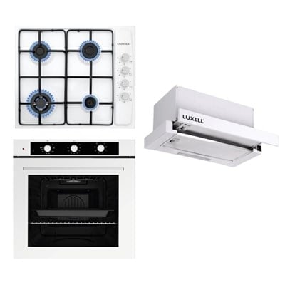 LUXELL NOVA BEYAZ ANKASTRE SET