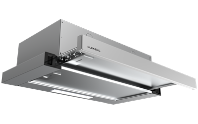 Luxell Opal Sürgülü Aspiratör Inox – DS6-905X