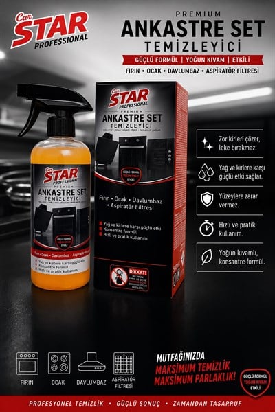 LUXELL PREMIUM ANKASTRE SET TEMİZLEYİCİ 500 ML