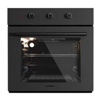 Luxell Prime Glass Aspiratörlü Siyah Cam Ankastre set 