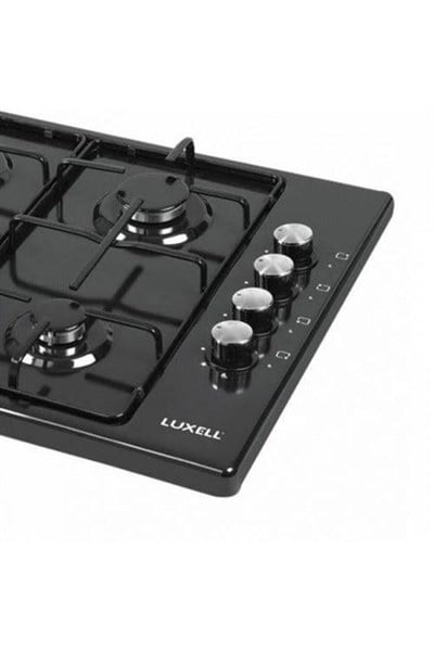 Luxell Set Üstü Gazlı Ocak Siyah 4 Gözlü – LX-420F