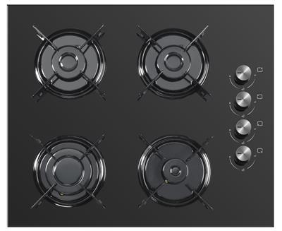 Luxell Set Üstü Oval Siyah Cam Ocak (40-TSHDF)