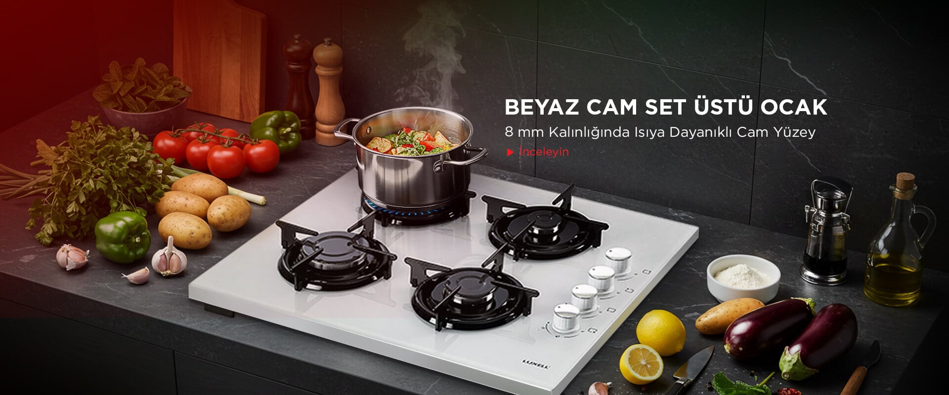 beyaz Set Üstü Ocaklar