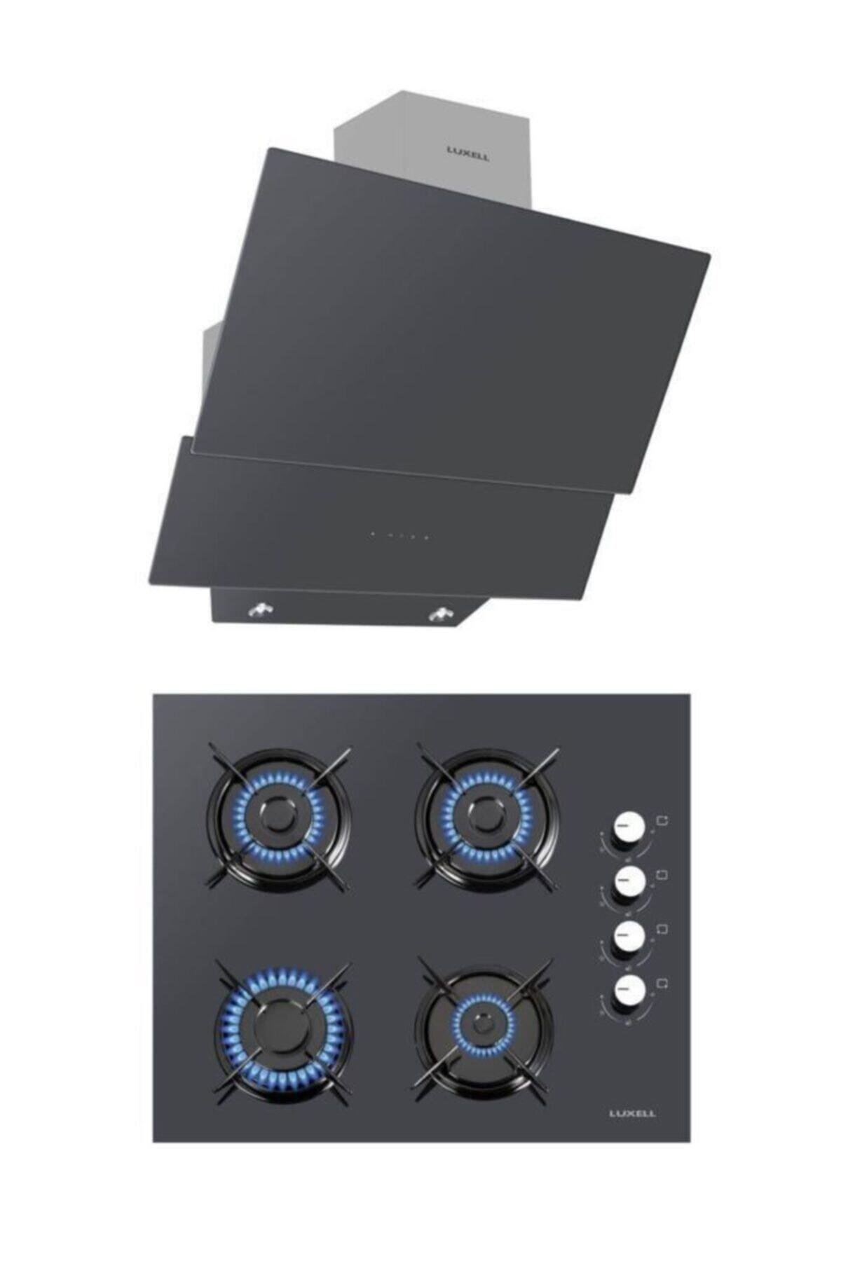 Ankastre Set (lx-40 Tahdf Antrasit Ocak- Da6-835 Antrasit Davlumbaz) 2'li