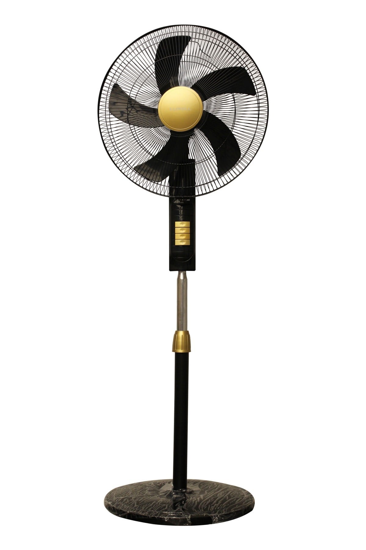Luxell 18 Ayaklı Vantilatör Gold Siyah – LXF-518