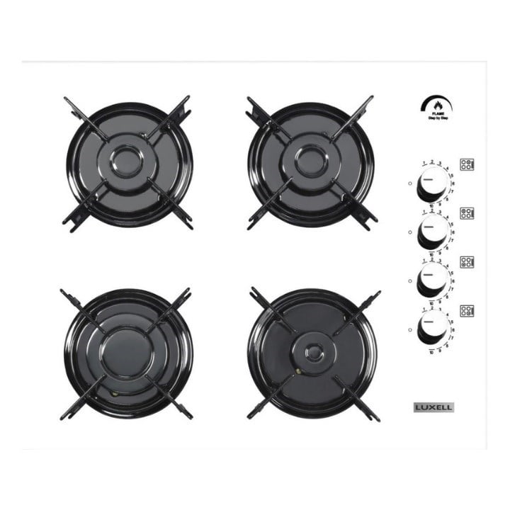 Luxell Beyaz Oval Cam Ankastre - LX-40TAHDF