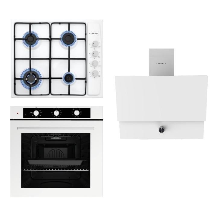 LUXELL NOVA PRO BEYAZ ANKASTRE SET