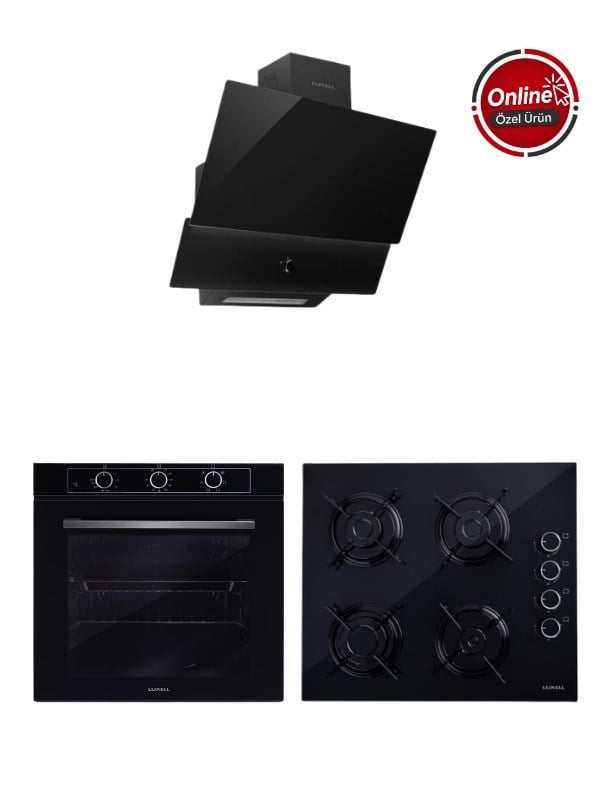 LUXELL OPTİMUM PLUS CAM ANKASTRE SET 