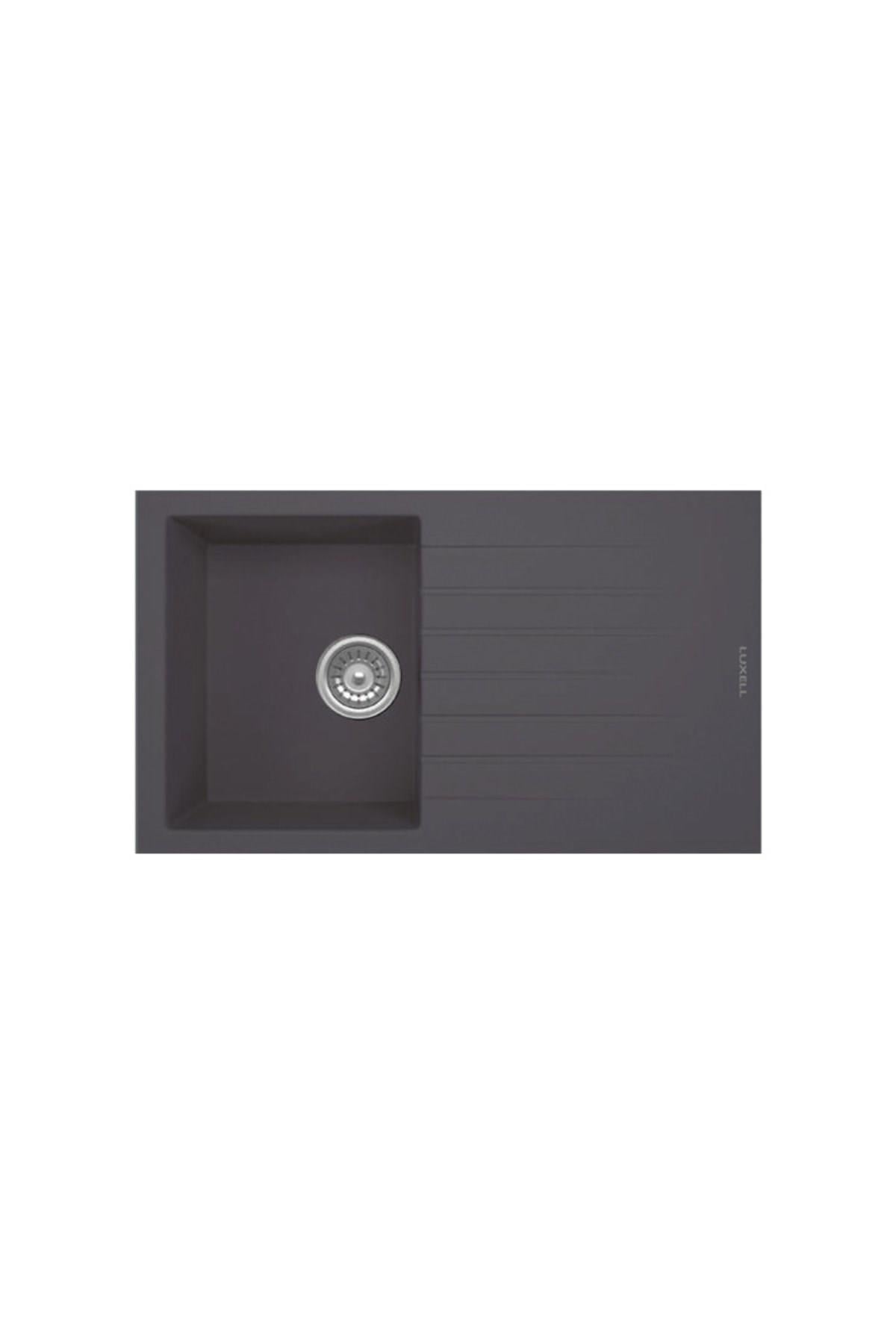 Luxell Rıo Antrasit Damlalıklı Granit Eviye (Lx-860)