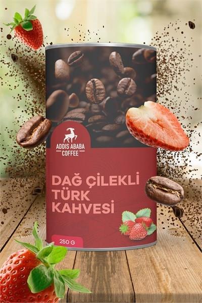 Dağ Çilekli Türk Kahvesi , Aromalı Türk Kahvesi  250 gr