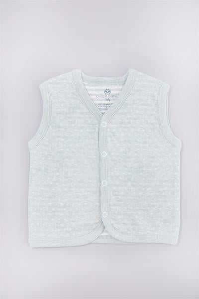 OrganicEra Organik Bebek Yelek , Aqua Melanj