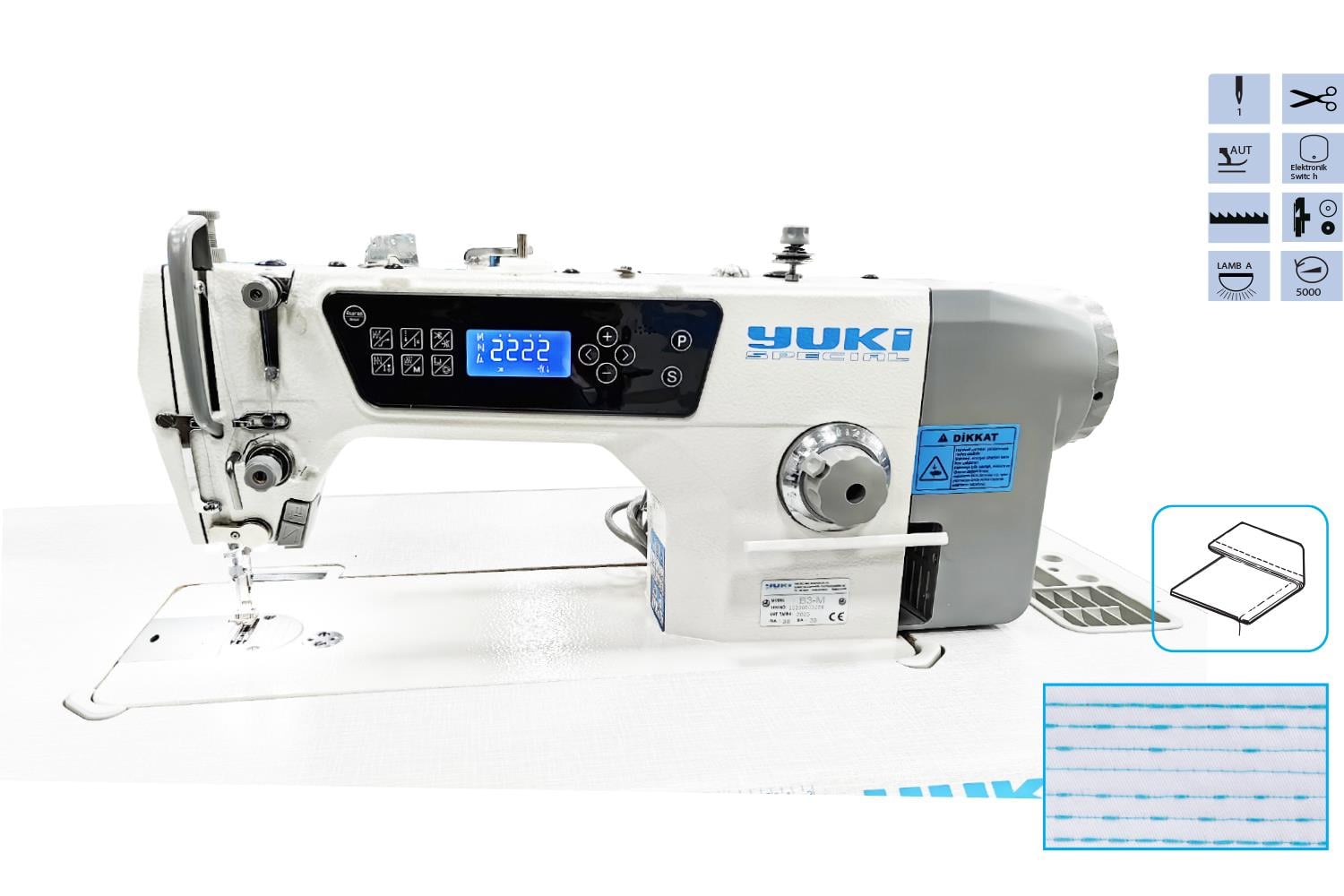 Jack B3-M Düz Makine İplik Kesicili