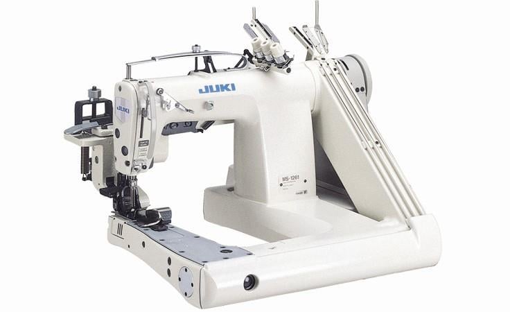 JUKI MS-1261F-VO45S Üç İğne, Kollu, Kot Zincir Dikiş Makinası Merdaneli