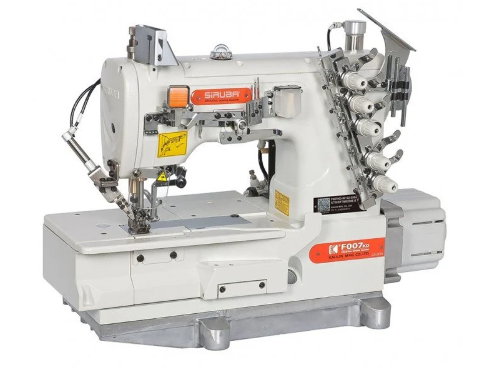 Siruba F007K Dırect Drıve Otomatik İplik Kesmeli Elektronik Etek Reçme Makinası